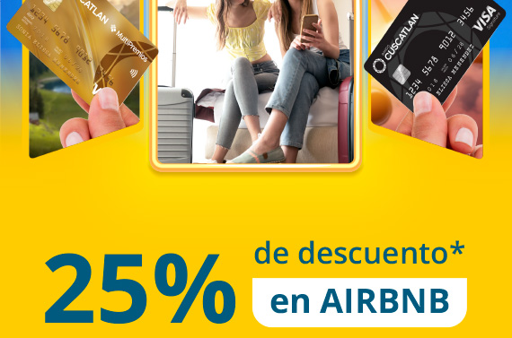 25%de descuento* en AIRBNB