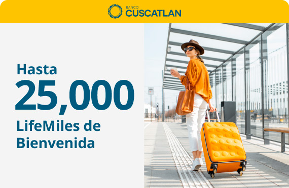 Hasta 25,000 LifeMiles de Bienvenida