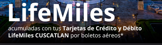 Canjea tus LifeMiles